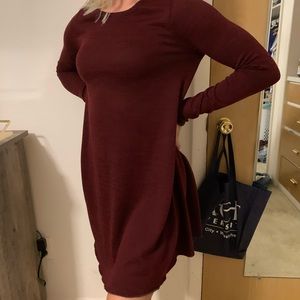 Long Sleeved Cotton Dress
